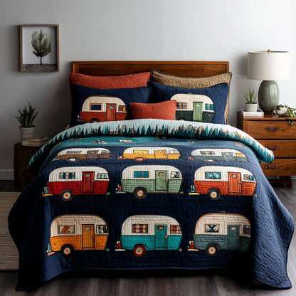 Wander Home 3-Piece Quilted Bedding Set NCU0DK12077