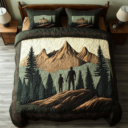 Wanderer Rest 3-Piece Quilted Bedding Set NCU0DV7819