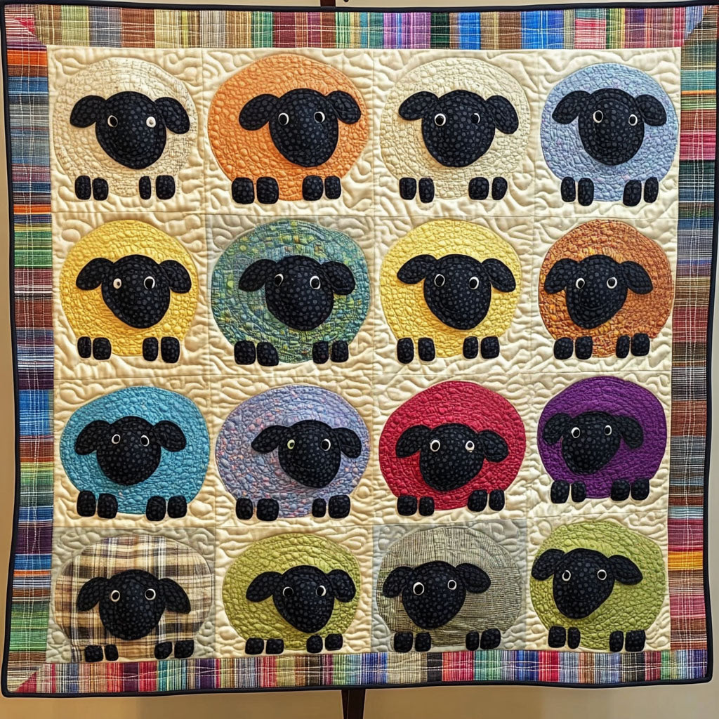 Wandering Flock Quilted Blanket NCU0PT4283