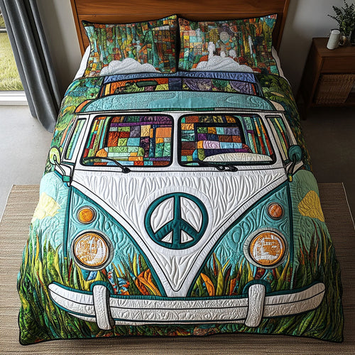 Wanderlust Cruiser 3-Piece Quilted Bedding Set NCU0PT3975