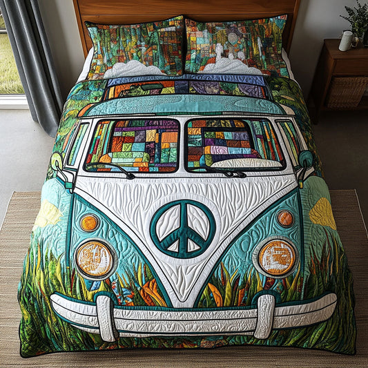Wanderlust Cruiser 3-Piece Quilted Bedding Set NCU0PT3975