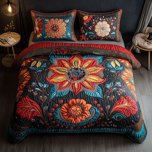 Wanderlust Dreams 3-Piece Quilted Bedding Set NCU0PT7147