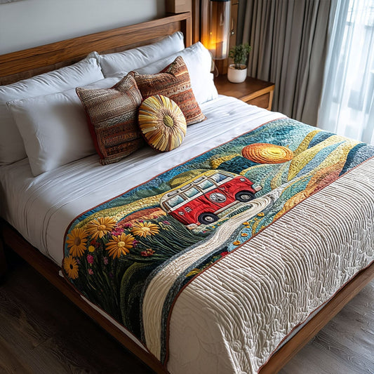 Wanderlust Path Quilted Bed Runner NCU0PT8089