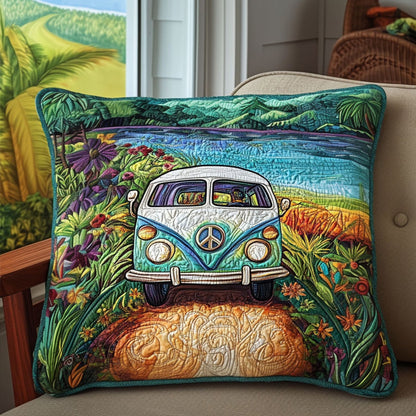 Wanderlust Van Quilted Bedding Pillow Case NCU0PT5977