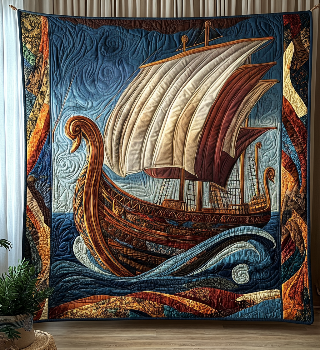 War For Viking Quilted Blanket NCU0DV922