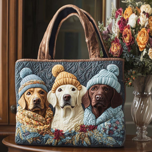 Warm Companions Quilted Tote Bag NCU0NT9713