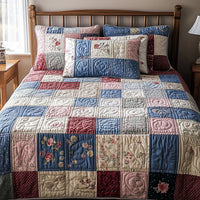 Warm Embrace 3-Piece Quilted Bedding Set NCU0VH1975