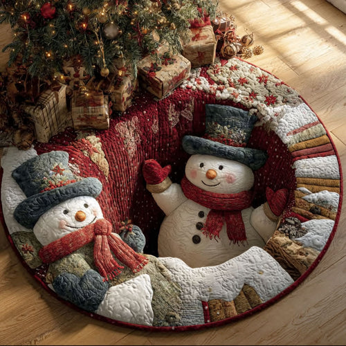 Warm Frostway Quilted Round Mat NCU0PT10444