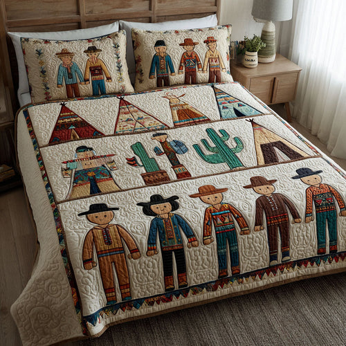 Warm Haven 3-Piece Quilted Bedding Set NCU0DK11846