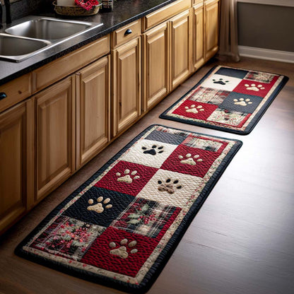 Warm Paw Steps Kitchen Area Rug NCU0NT11401