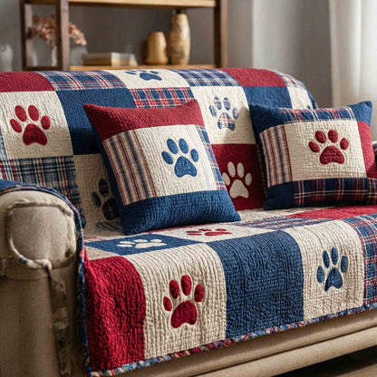 Warm Paws Home Quilted Sofa Cover NCU0NT12253