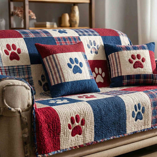 Warm Paws Home Quilted Sofa Cover NCU0NT12253