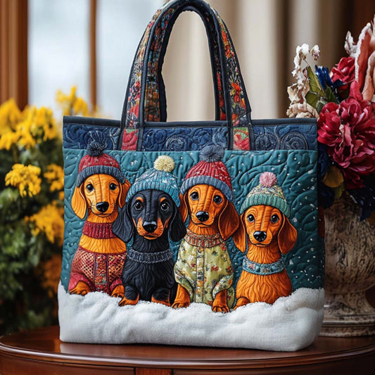 Warm Paws Quilted Tote Bag NCU0NT9757