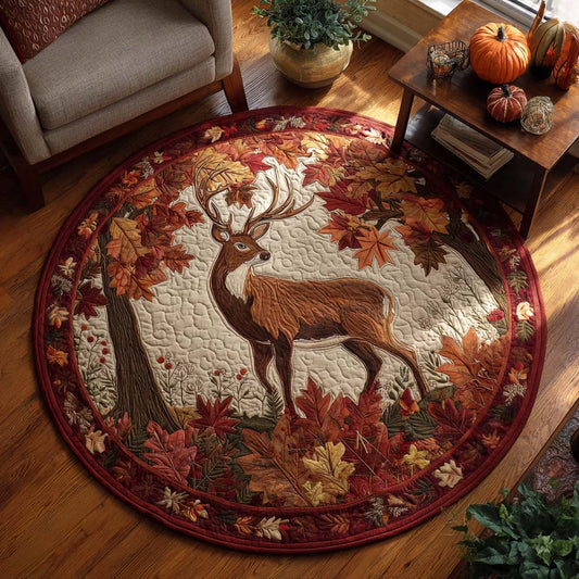 Warm Twilight Quilted Round Mat NCU0TD068