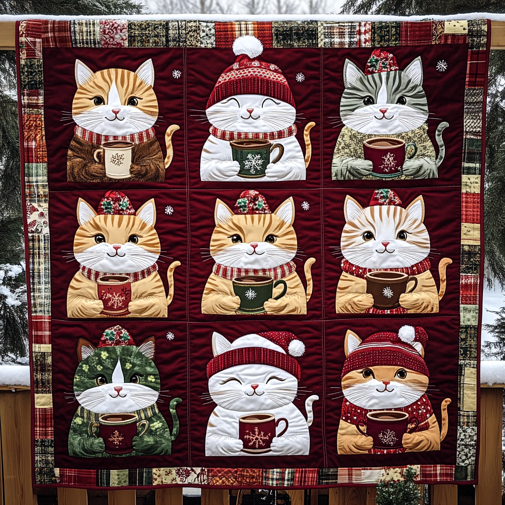 Warm Whiskers Quilted Blanket NCU0TL1235