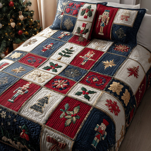 Warm Winter Wishes 3-Piece Quilted Bedding Set NCU0PT9602