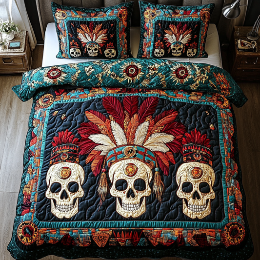 Warrior Legacy 3-Piece Quilted Bedding Set NCU0VH2773