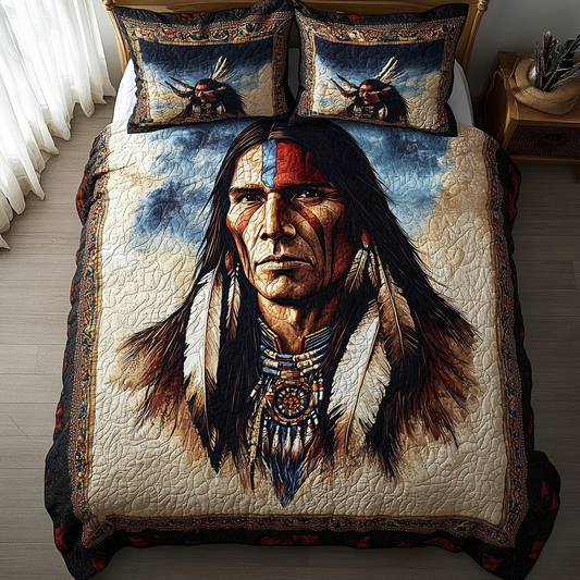 Warrior Spirit Dreams 3-Piece Quilted Bedding Set NCU0DV4276