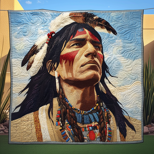 Warrior Spirit Dreams Quilted Blanket NCU0DV4338