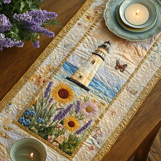 Watchful Light Quilted Table Runner NCU0DV9164