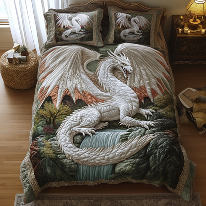 Dragon 3-Piece Quilted Bedding Set NCU0VT177