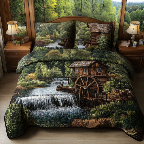 Watermill Serenity 3-Piece Quilted Bedding Set NCU0PT7022