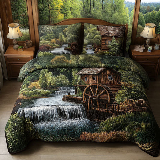 Watermill Serenity 3-Piece Quilted Bedding Set NCU0PT7022
