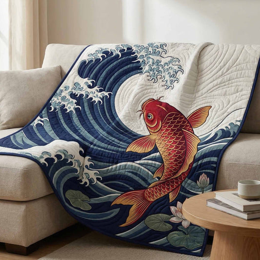 Wave Dancer Quilted Blanket NCU0XD2642