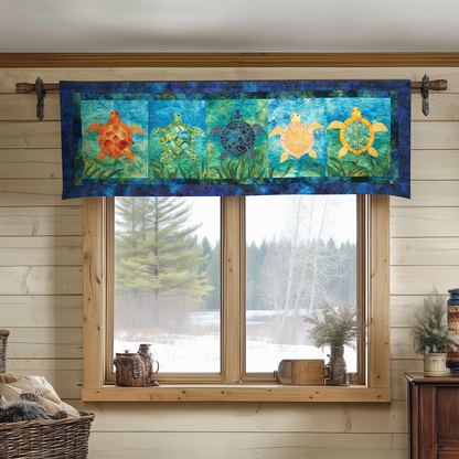 Wave Dancer Quilted Valance NCU0VH3212