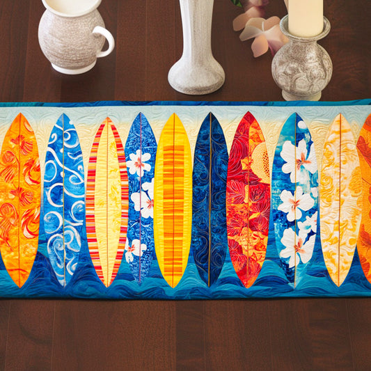 Wave Rider Quilted Table Runner NCU0NT6598