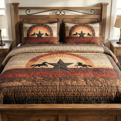 Western Soul 3-Piece Quilted Bedding Set NCU0NT12788