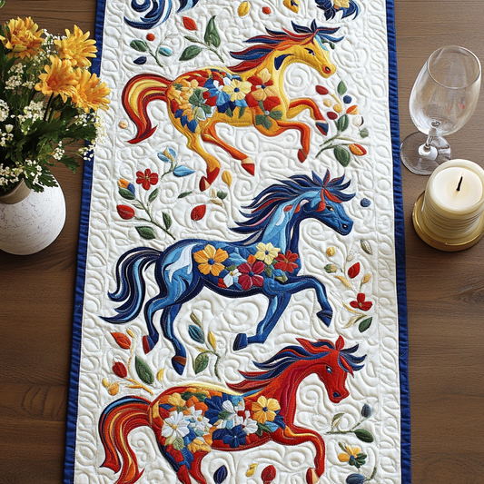 Western Bloom Quilted Table Runner NCU0VH4929