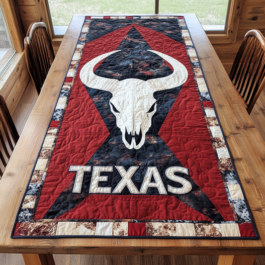 Western Bones Quilted Table Runner NCU0DK6785