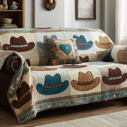 Western Comfort Quilted Sofa Cover NCU0DK11879