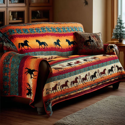 Western Drift Quilted Sofa Cover NCU0NT11950