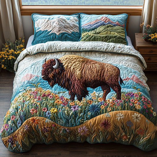 Western Guard 3-Piece Quilted Bedding Set NCU0DV7426