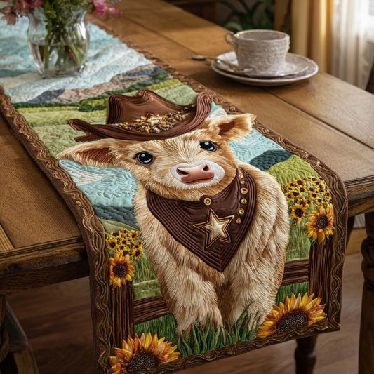 Western Mane Quilted Table Runner NCU0NT11637