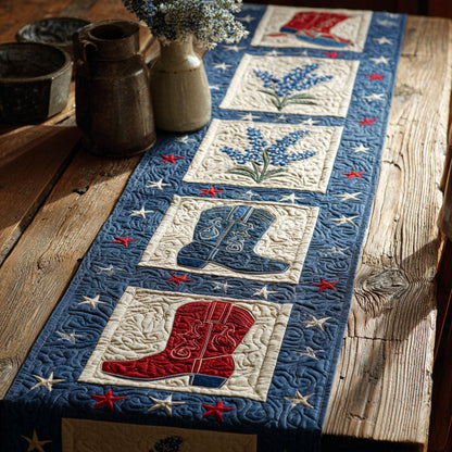 Western Meadow Quilted Table Runner NCU0TV1461