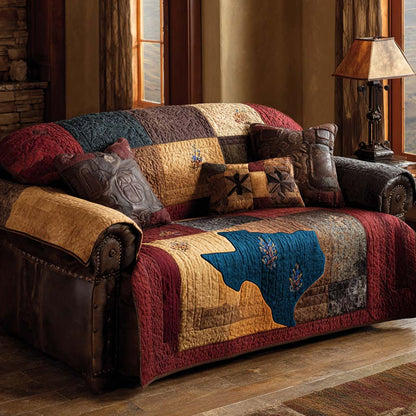 Western Pride Quilted Sofa Cover NCU0XD2268