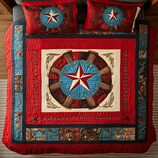 Western Skies 3-Piece Quilted Bedding Set NCU0PT2548