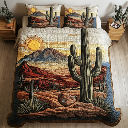 Desert 3-Piece Quilted Bedding Set NCU0VT167