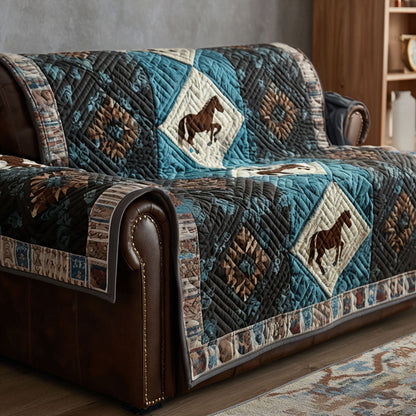 Western Solace Quilted Sofa Cover NCU0PT10234