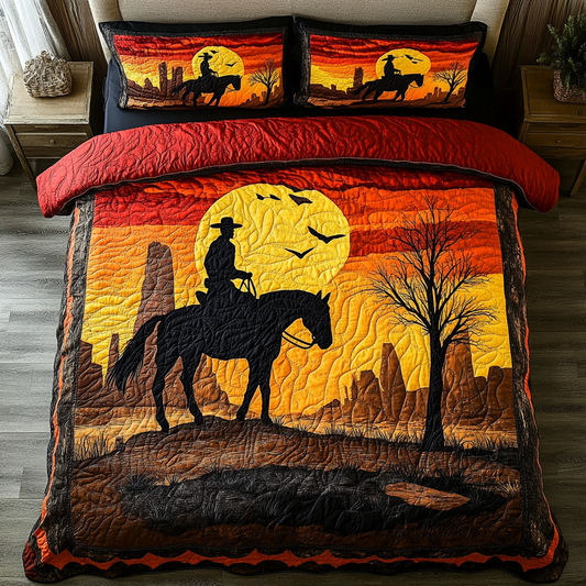 Western Spirit 3-Piece Quilted Bedding Set NCU0DK6752