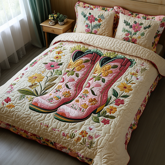 Western Spirit 3-Piece Quilted Bedding Set NCU0DK6827