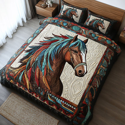 Western Spirit 3-Piece Quilted Bedding Set NCU0TV039