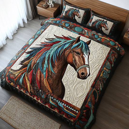 Western Spirit 3-Piece Quilted Bedding Set NCU0TV039