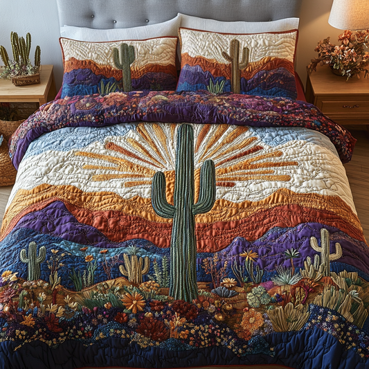 Western Spirit 3-Piece Quilted Bedding Set NCU0VH3419