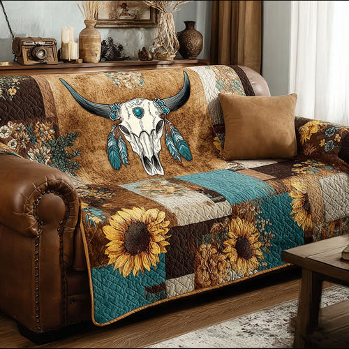 Western Spirit Quilted Sofa Cover NCU0DK11896