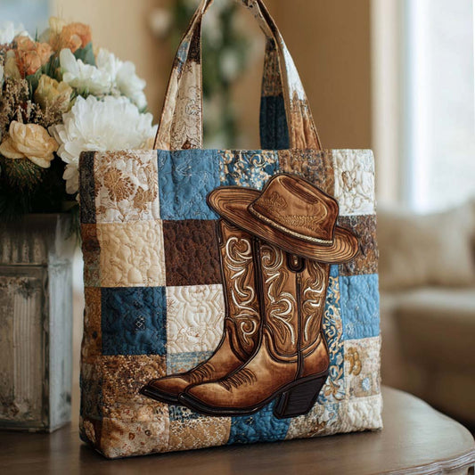 Western Spirit Quilted Tote Bag NCU0NT9578