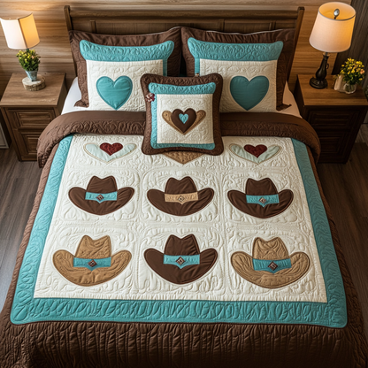 Western Trail 3-Piece Quilted Bedding Set NCU0DK7274
